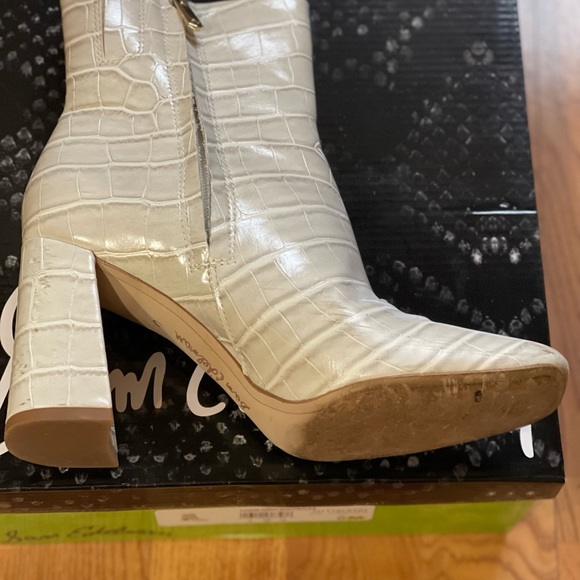 Sam Edelman ivory croc booties - Picture 7 of 10